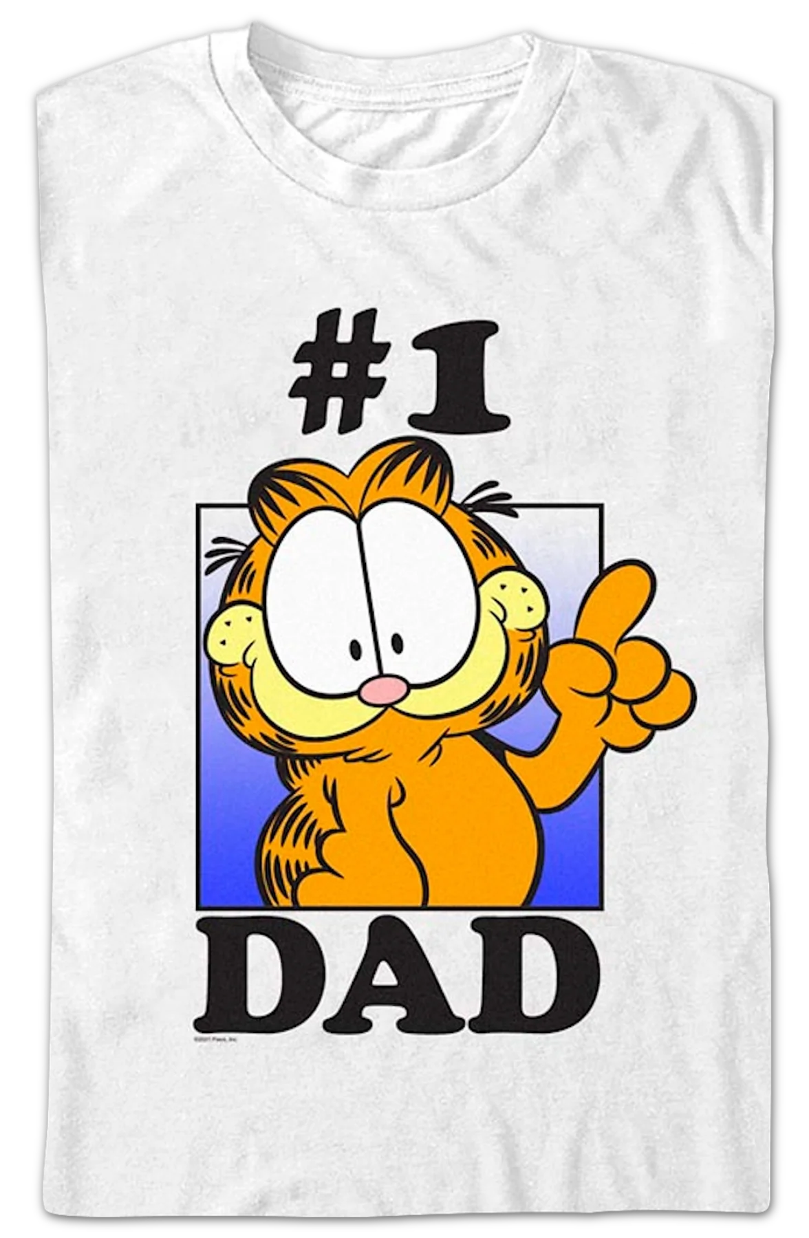 #1 Dad Garfield T-Shirt - Image 2