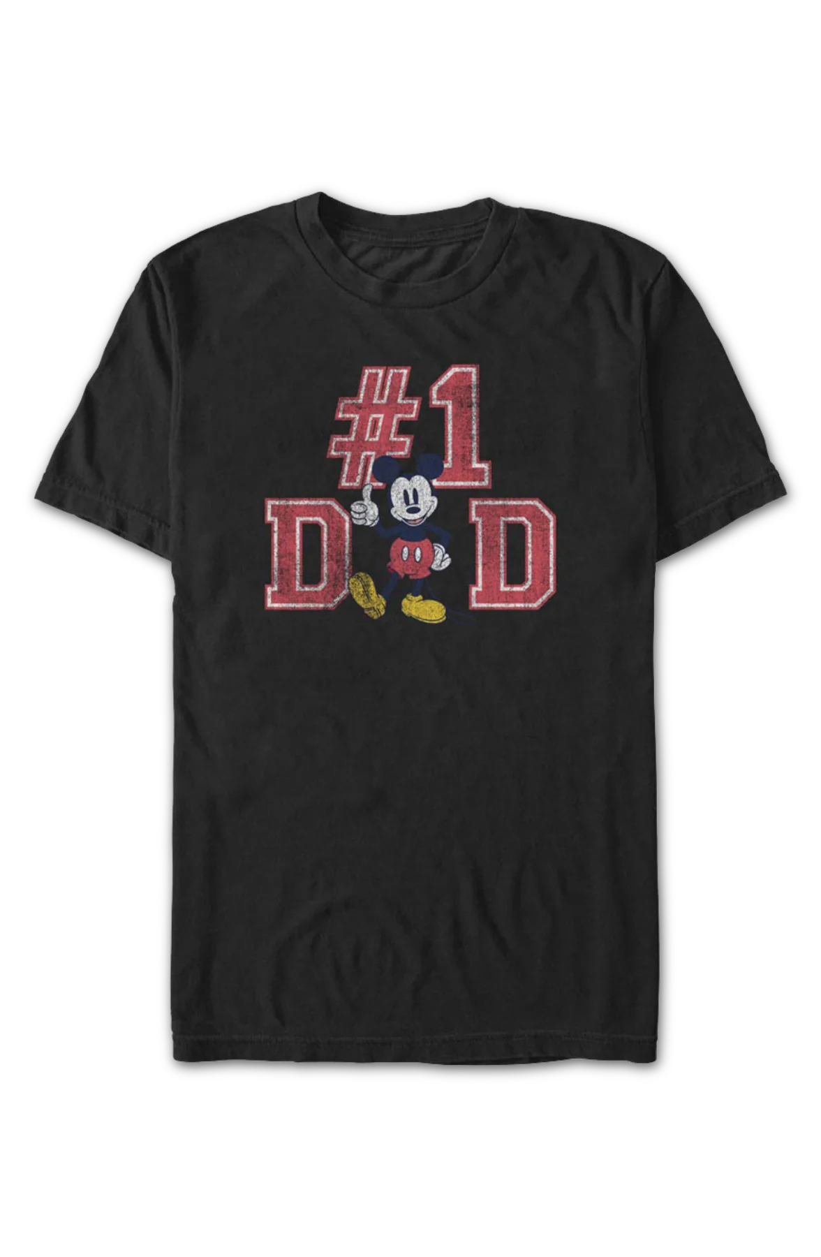 #1 Dad Mickey Mouse Disney T-Shirt - Image 2