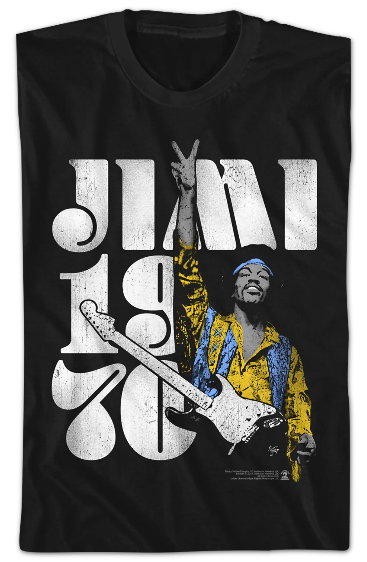 1970 Jimi Hendrix T-Shirt - Image 2