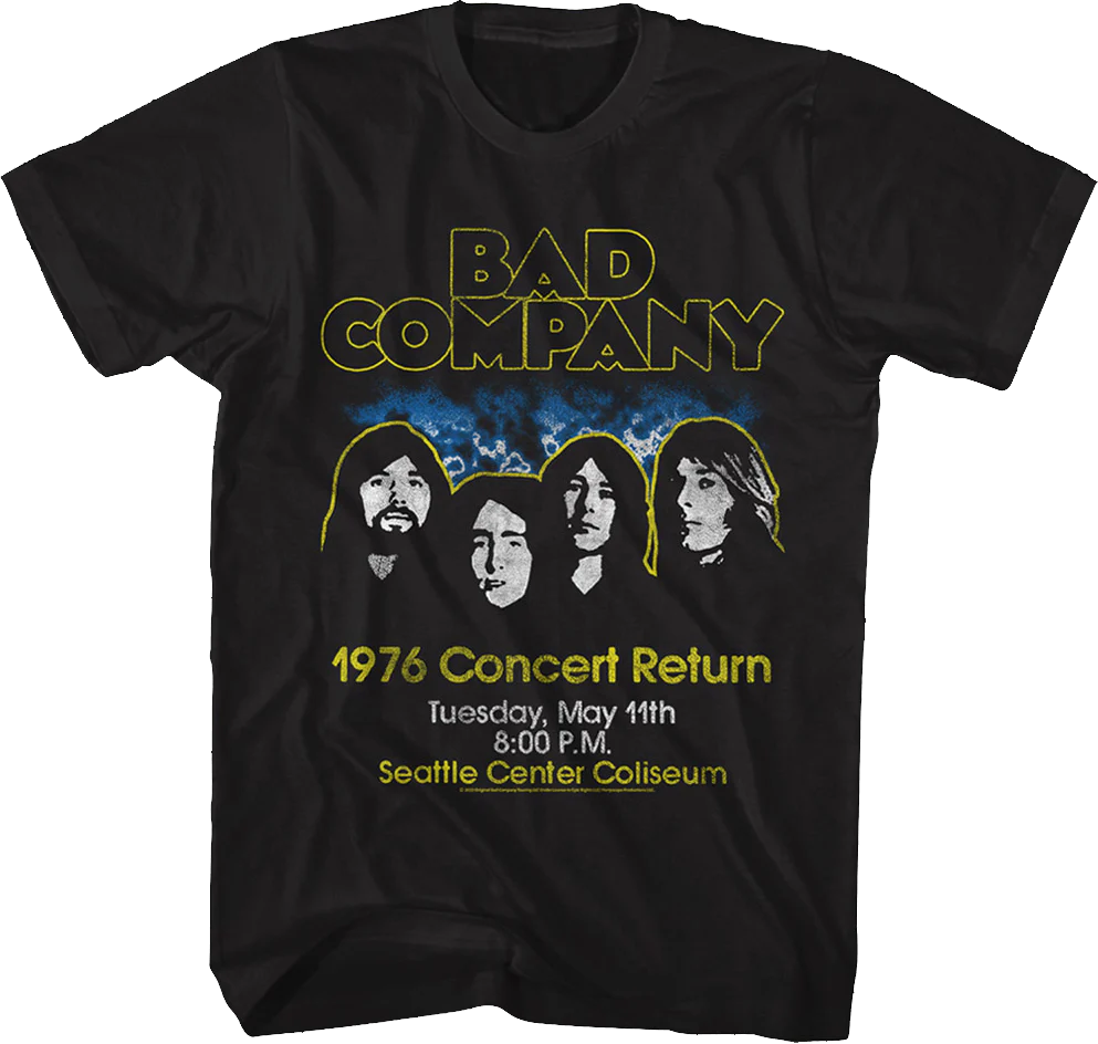 1976 Concert Bad Company T-Shirt