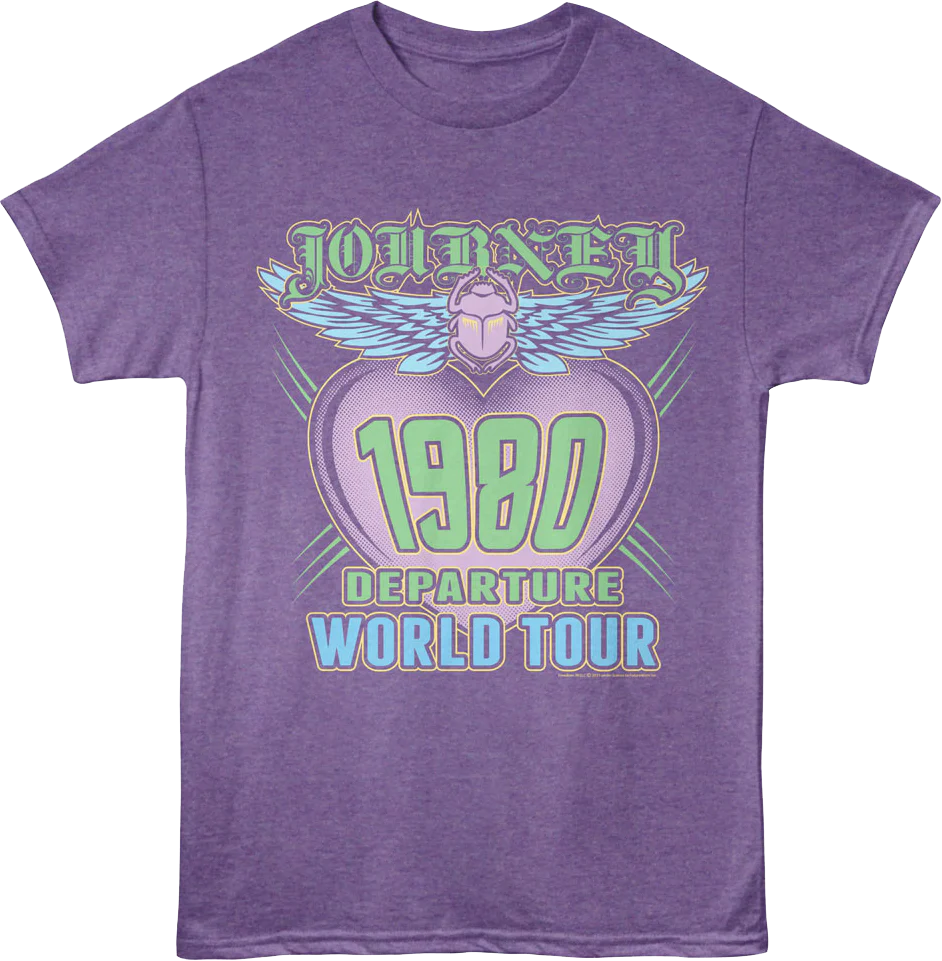 1980 Departure World Tour Journey T-Shirt