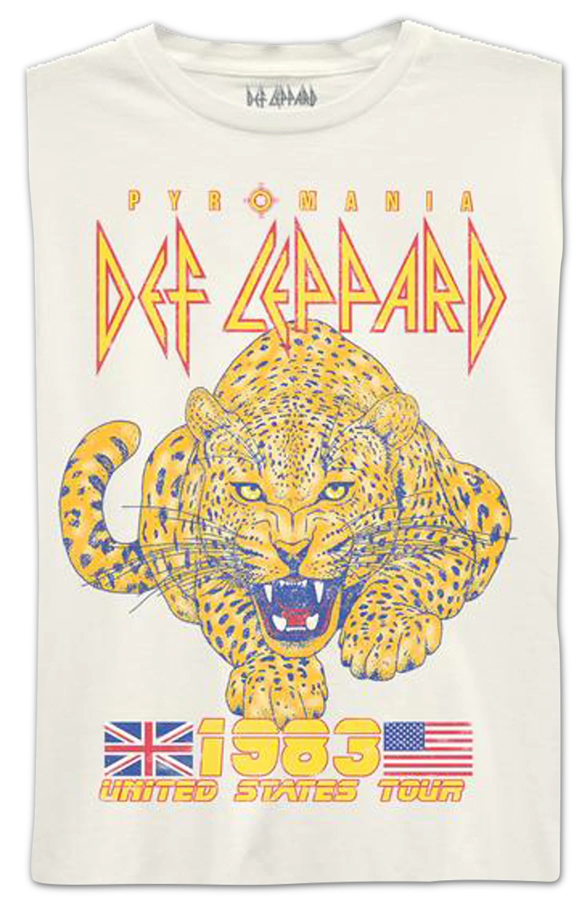 1983 United States Tour Def Leppard T-Shirt - Image 2