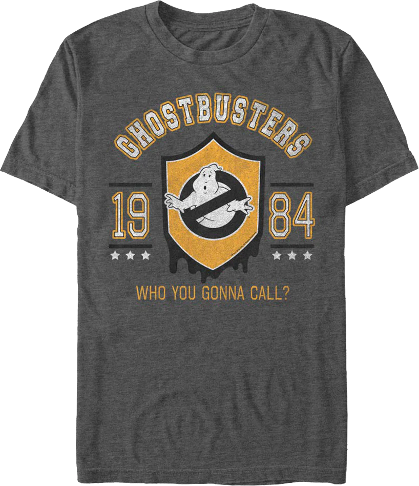 1984 Collegiate Shield Ghostbusters T-Shirt