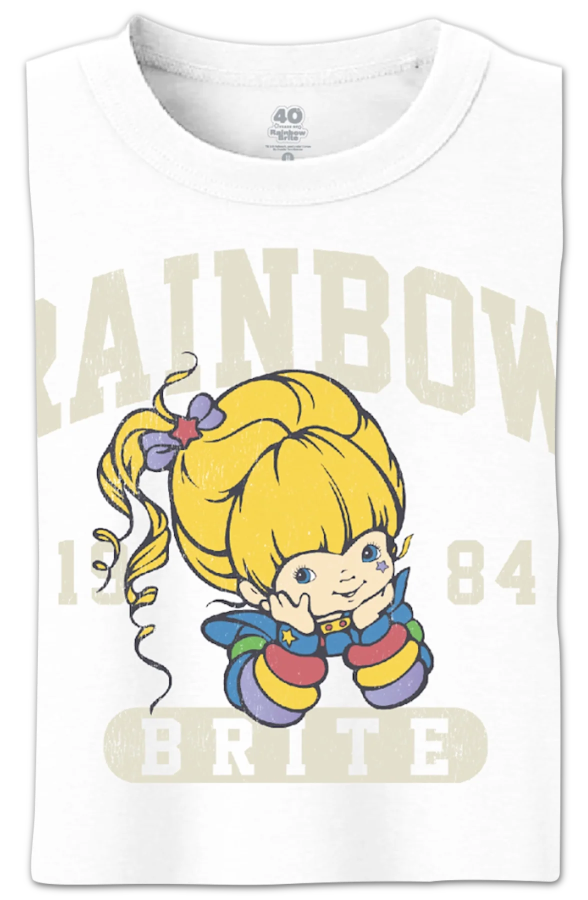 1984 Rainbow Brite Crop Top - Image 2