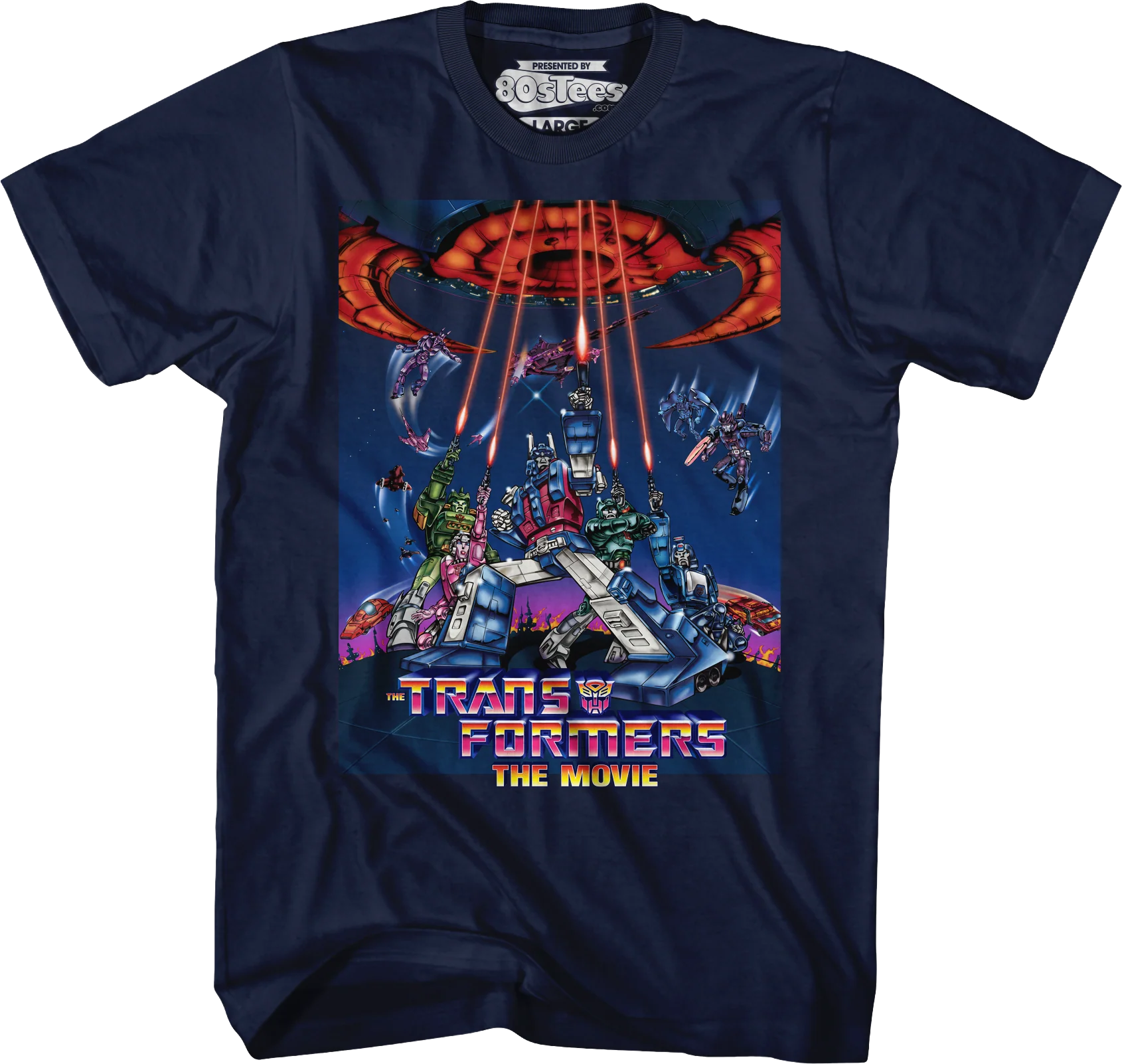 1986 Movie Poster Transformers T-Shirt