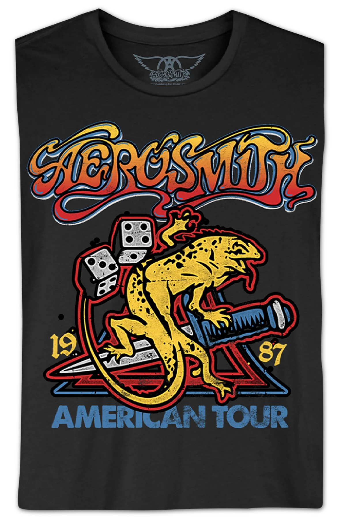 1987 American Tour Aerosmith T-Shirt - Image 2