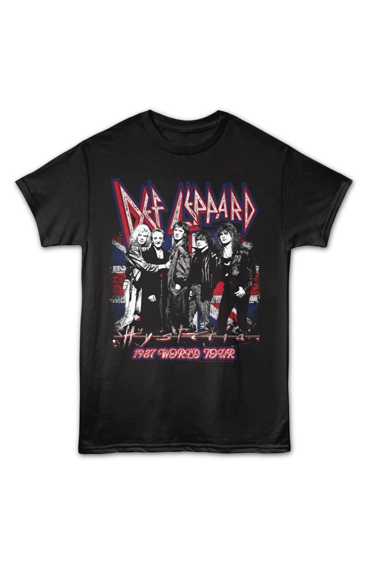 1987 Hysteria World Tour Def Leppard T-Shirt - Image 2