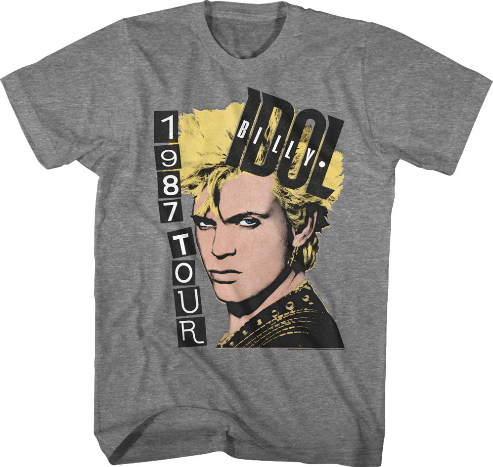 1987 Tour Billy Idol T-Shirt