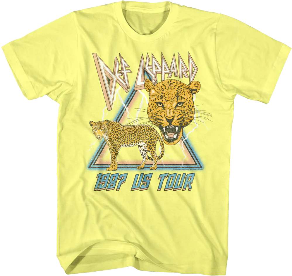1987 US Tour Def Leppard T-Shirt