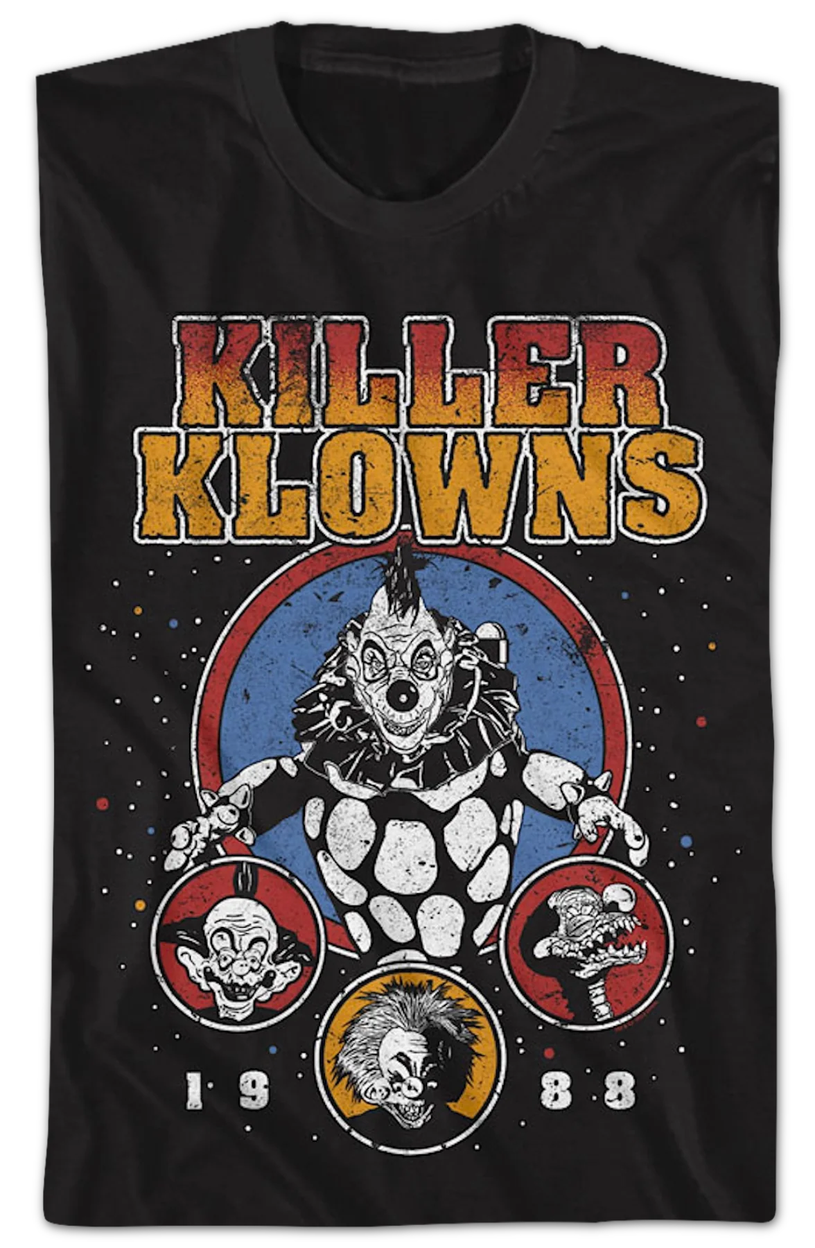 1988 Collage Killer Klowns From Outer Space T-Shirt - Image 2
