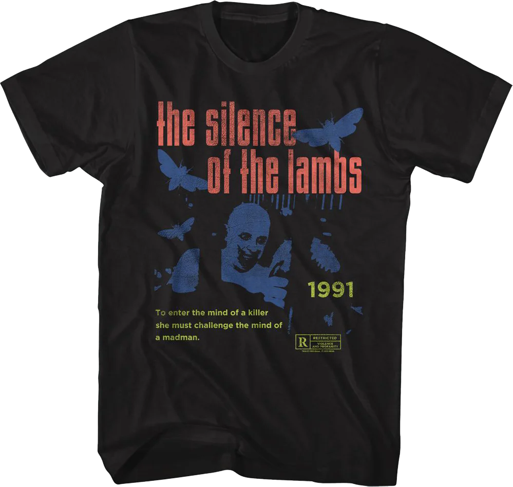 1991 Poster Silence Of The Lambs T-Shirt