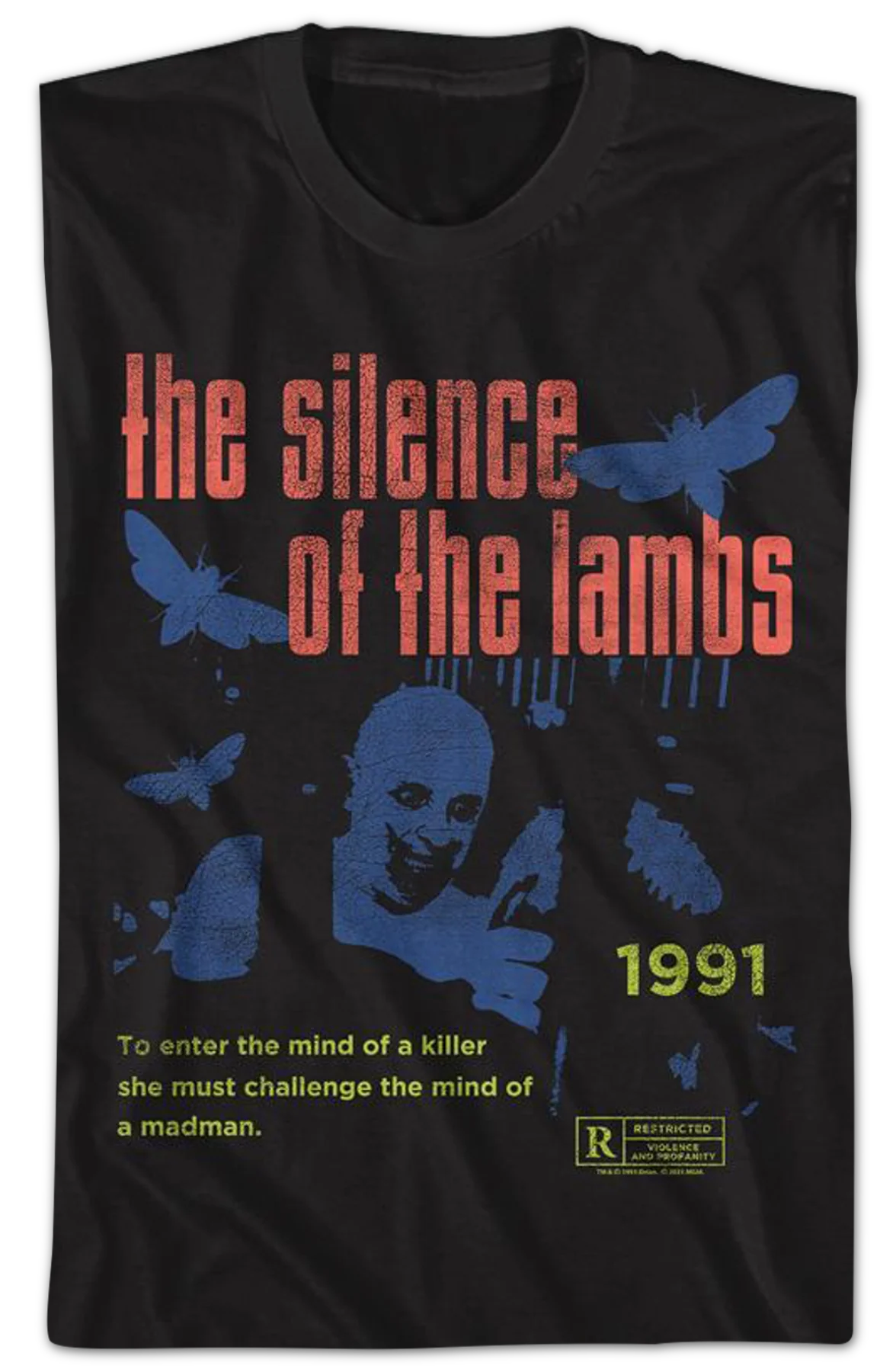1991 Poster Silence Of The Lambs T-Shirt - Image 2