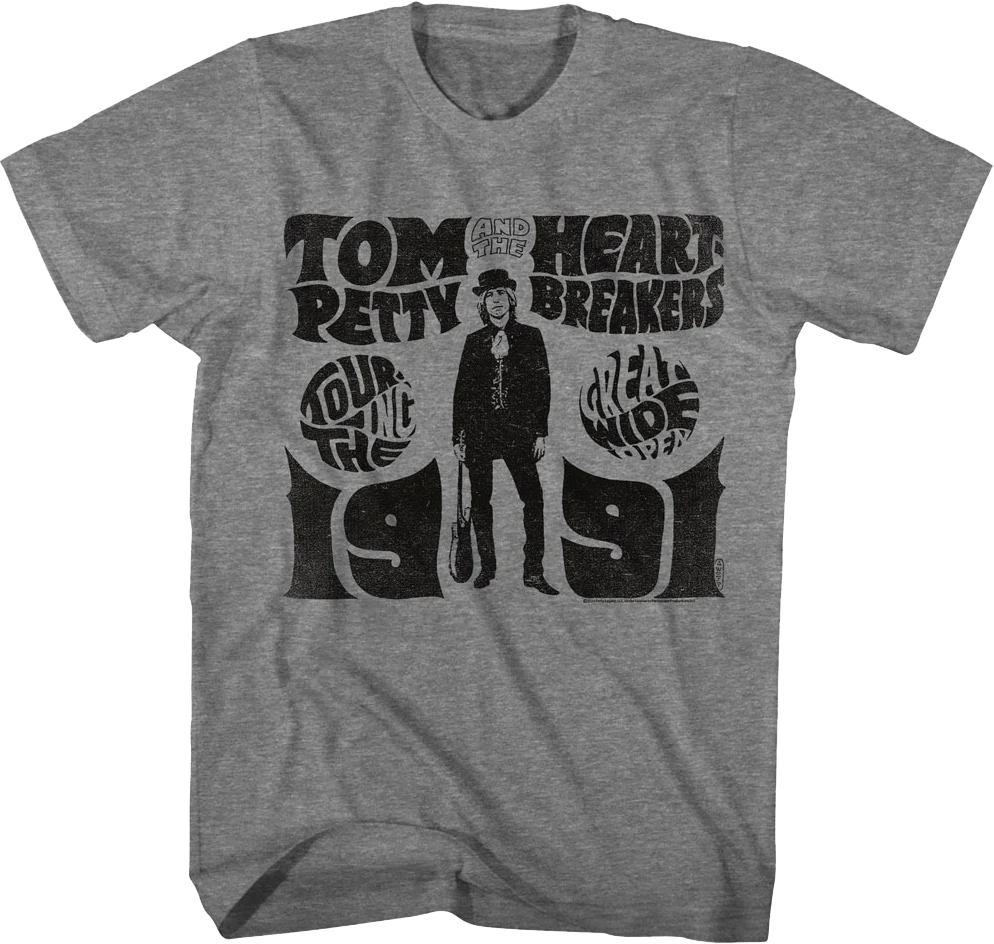 1991 Tour Tom Petty And The Heartbreakers T-Shirt