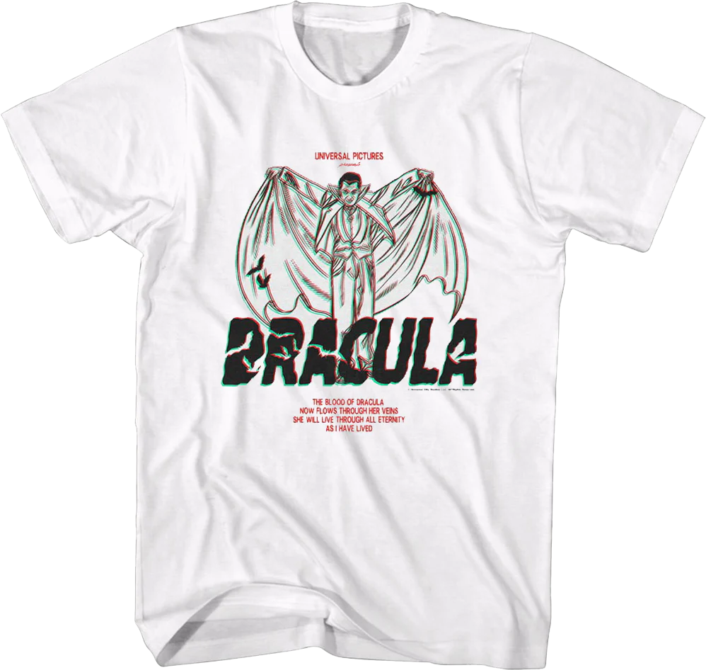 3-D Blood Of Dracula T-Shirt