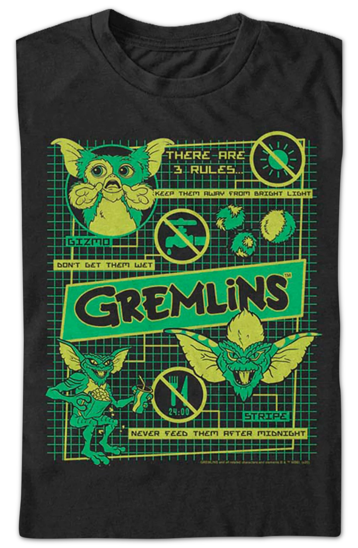 3 Rules Gremlins T-Shirt - Image 2