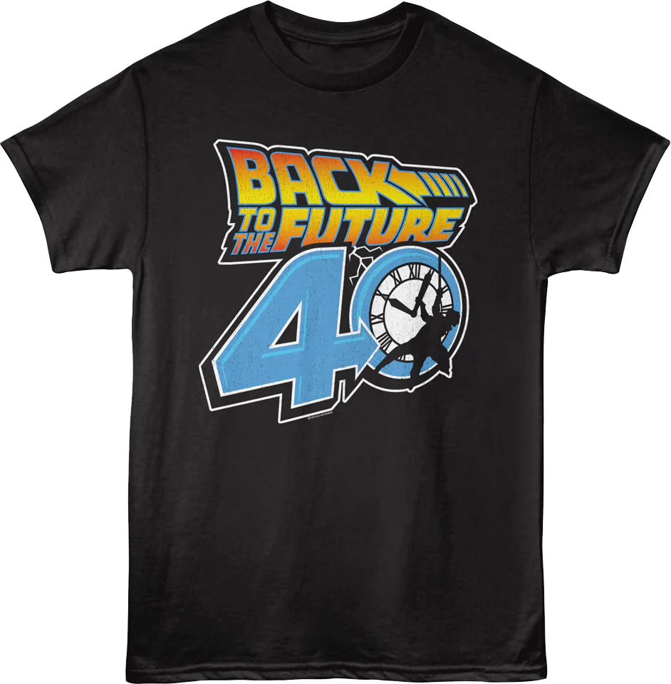 40th Anniversary Back To The Future T-Shirt