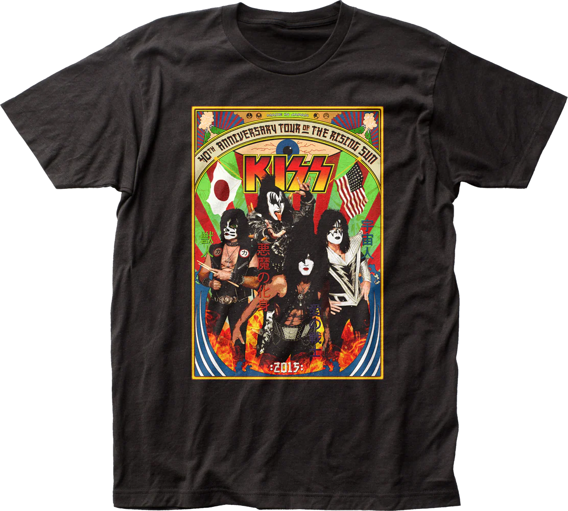 40th Anniversary Tour KISS T-Shirt