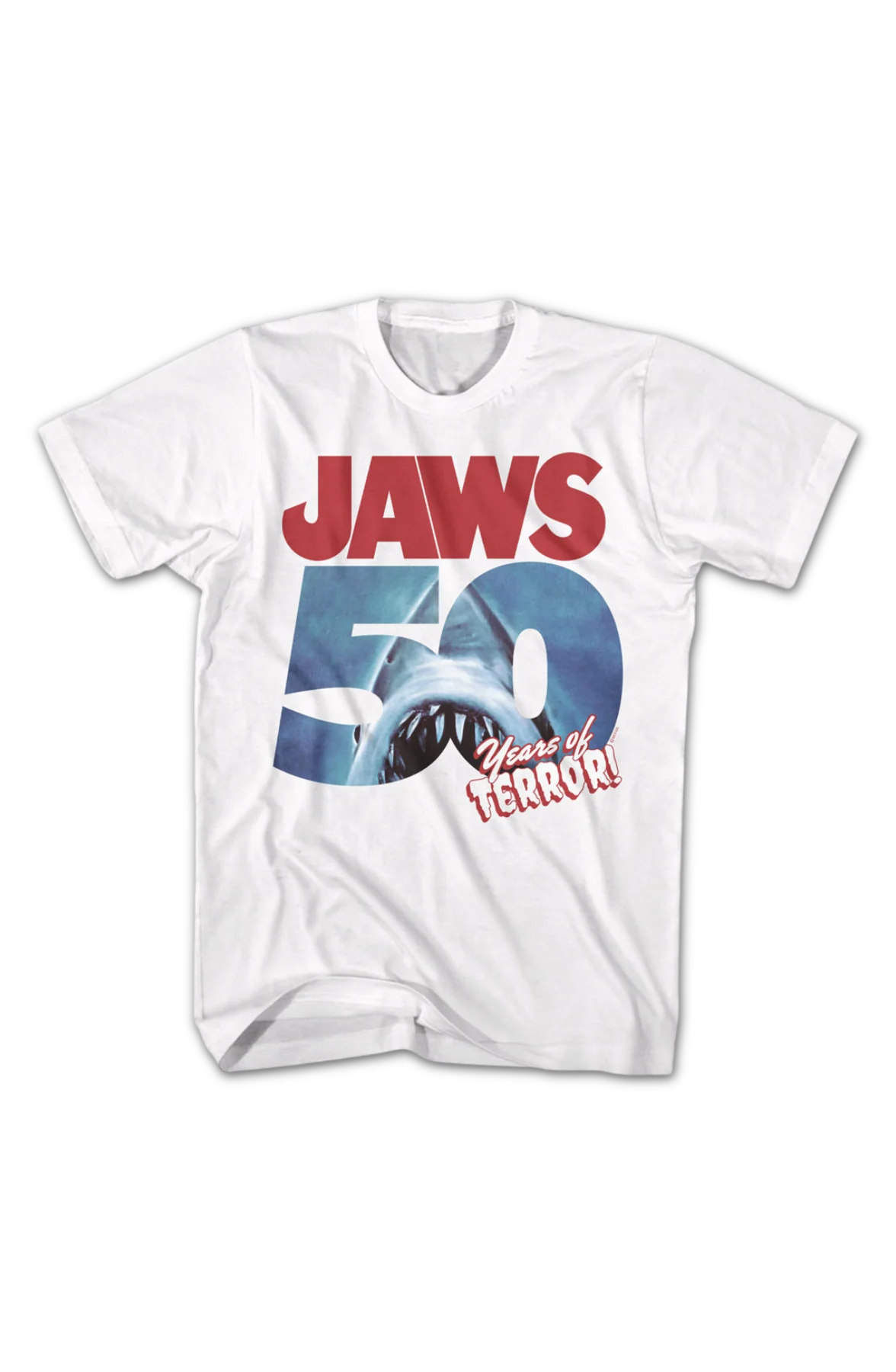 50 Years of Terror Jaws T-Shirt - Image 2