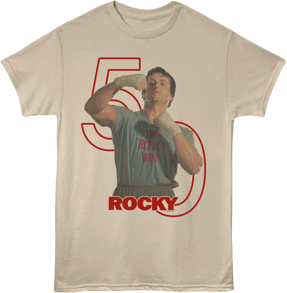 50th Anniversary Rocky T-Shirt