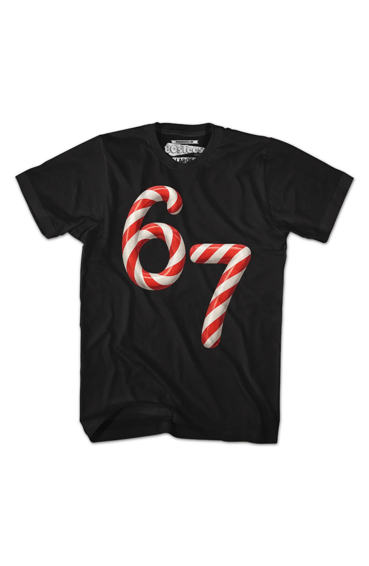 67 Peppermint Candy Canes T-Shirt - Image 2