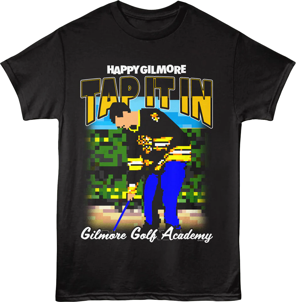 8-Bit Gilmore Golf Academy Happy Gilmore T-Shirt