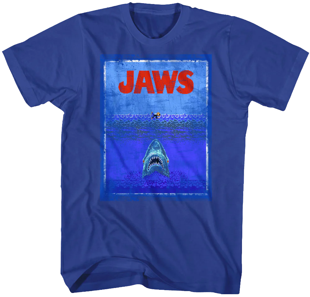 8-Bit Jaws T-Shirt