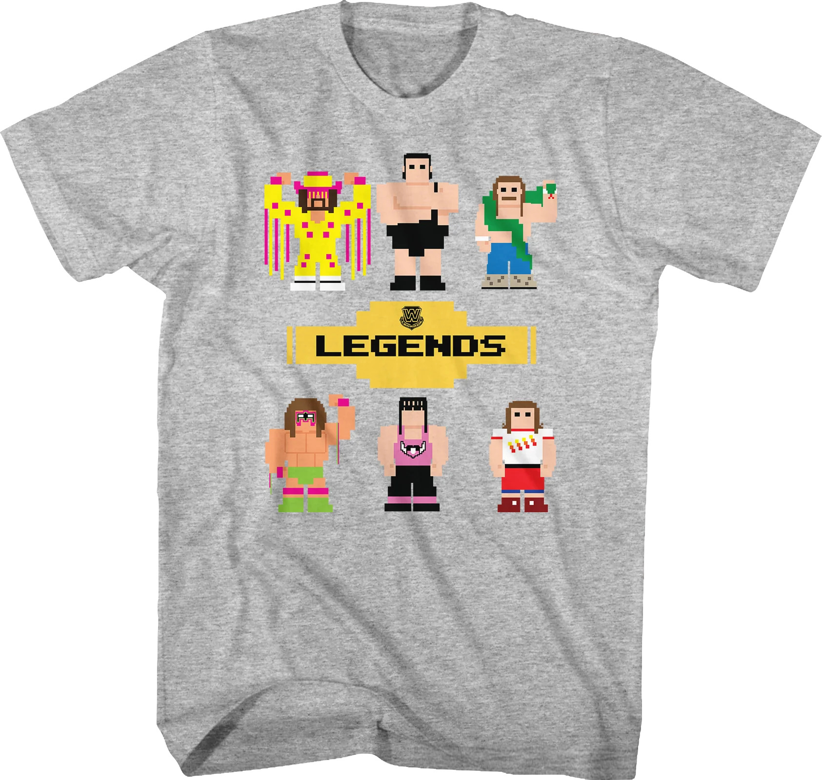 8-Bit WWE Wrestling Legends T-Shirt