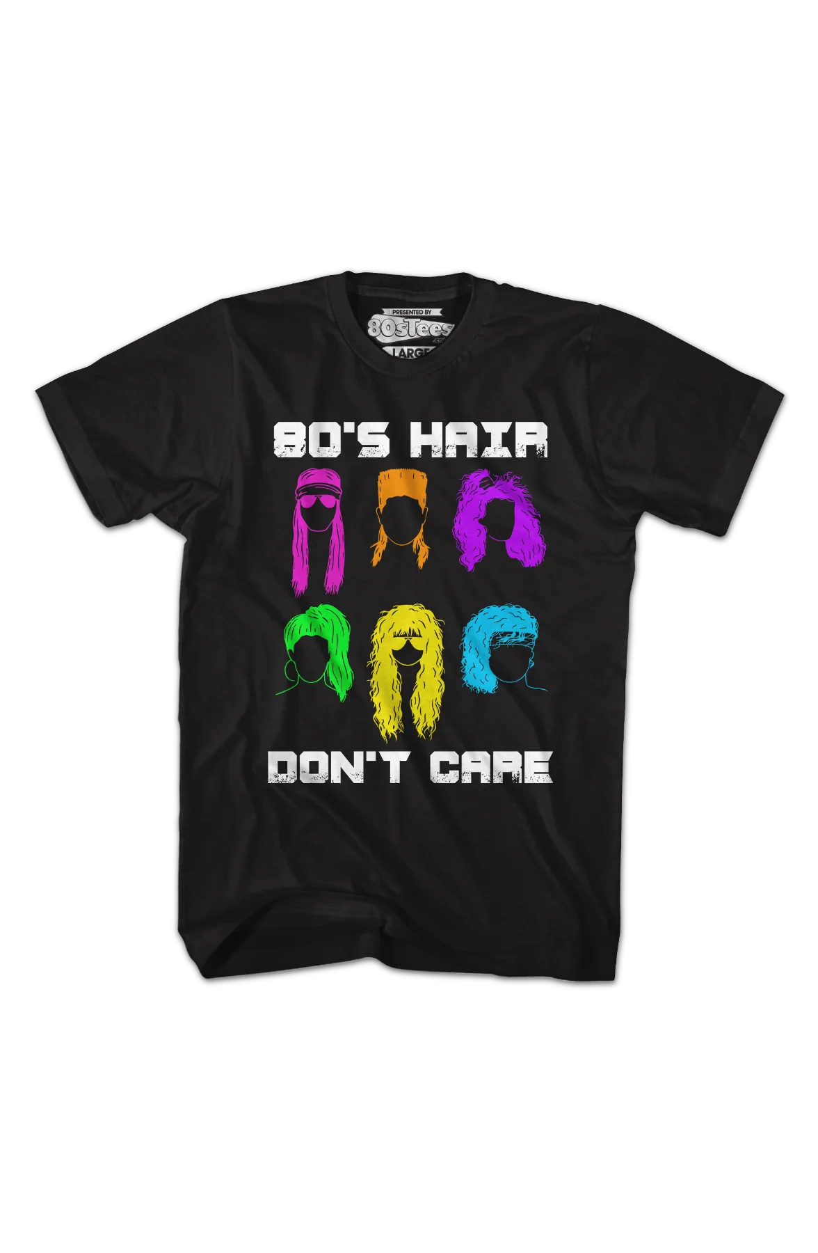 80's Hair Don't Care T-Shirt - Image 2