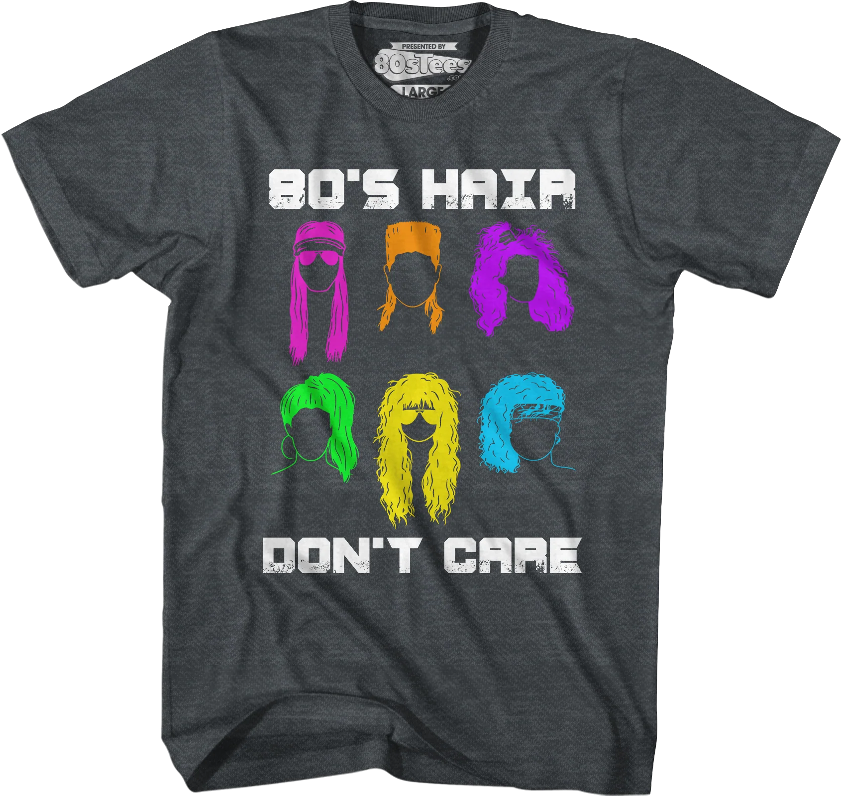 80's Hair Don't Care T-Shirt - Image 3