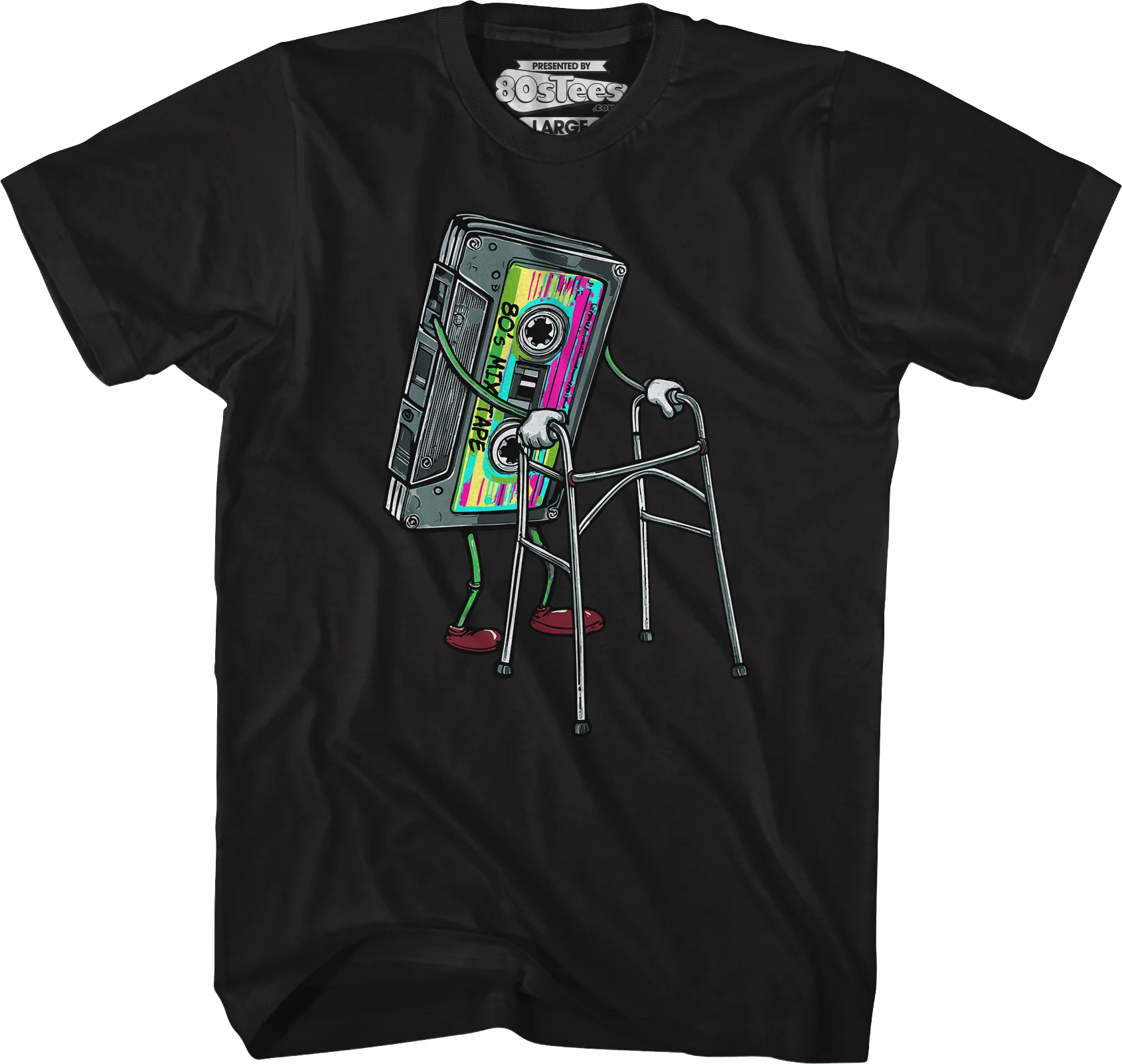 80's Mix Tape Walker T-Shirt - Image 4