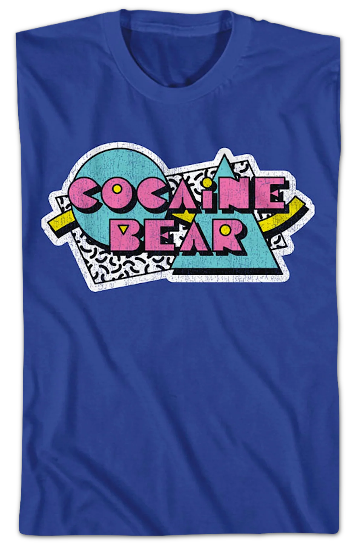 80s Shapes Cocaine Bear T-Shirt - Image 2