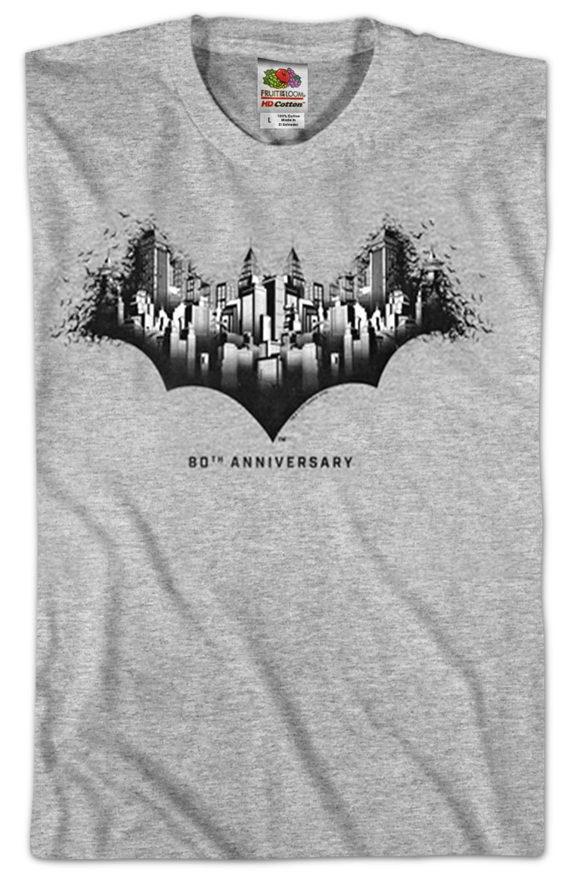80th Anniversary Batman T-Shirt - Image 2