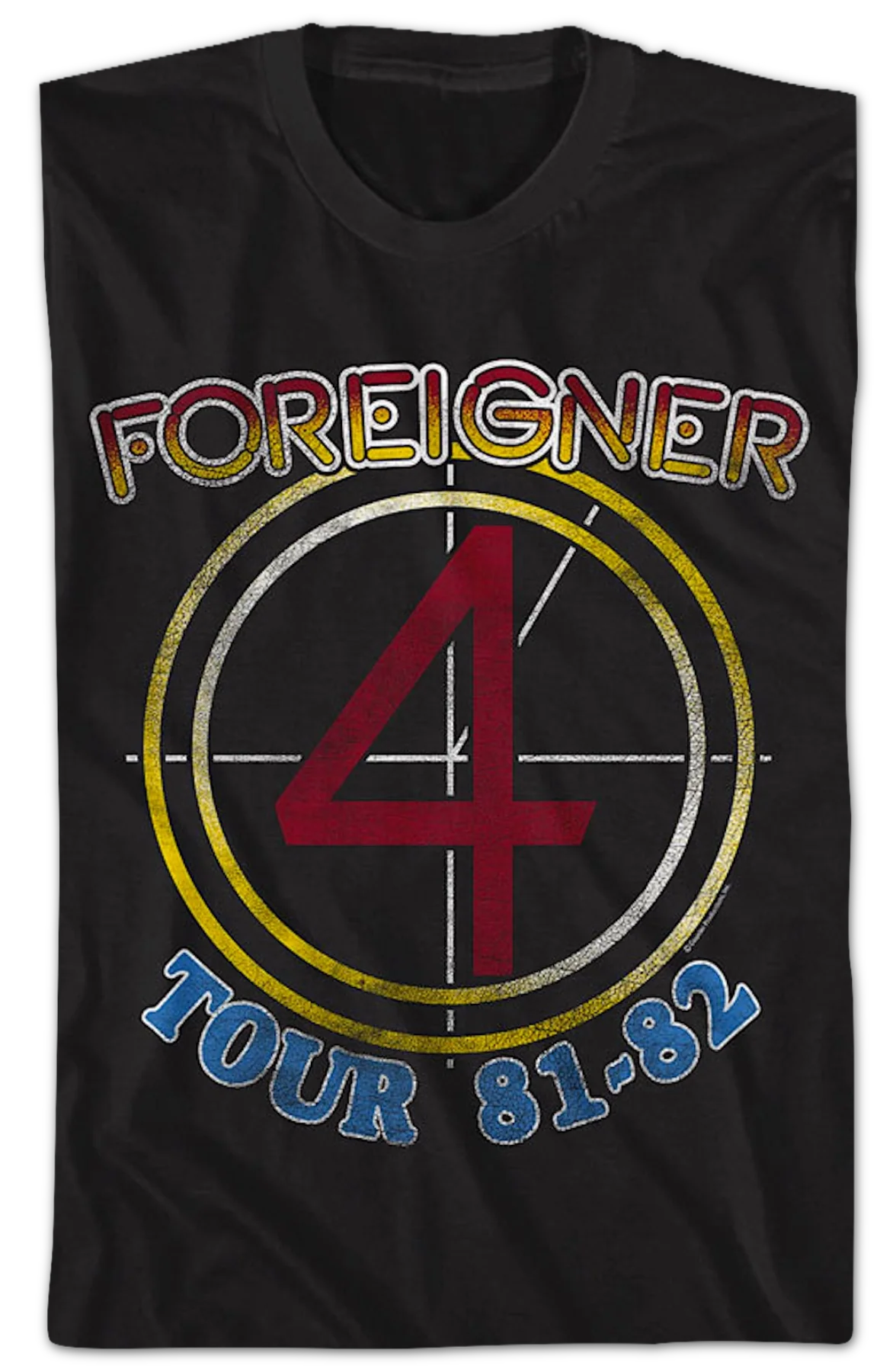 81-82 Tour Foreigner T-Shirt - Image 2