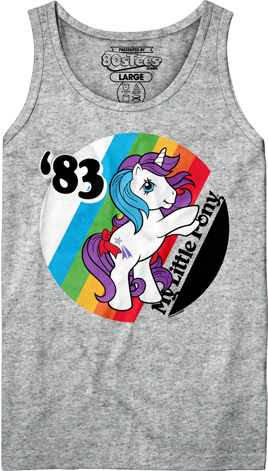 '83 Rainbow My Little Pony Tank Top