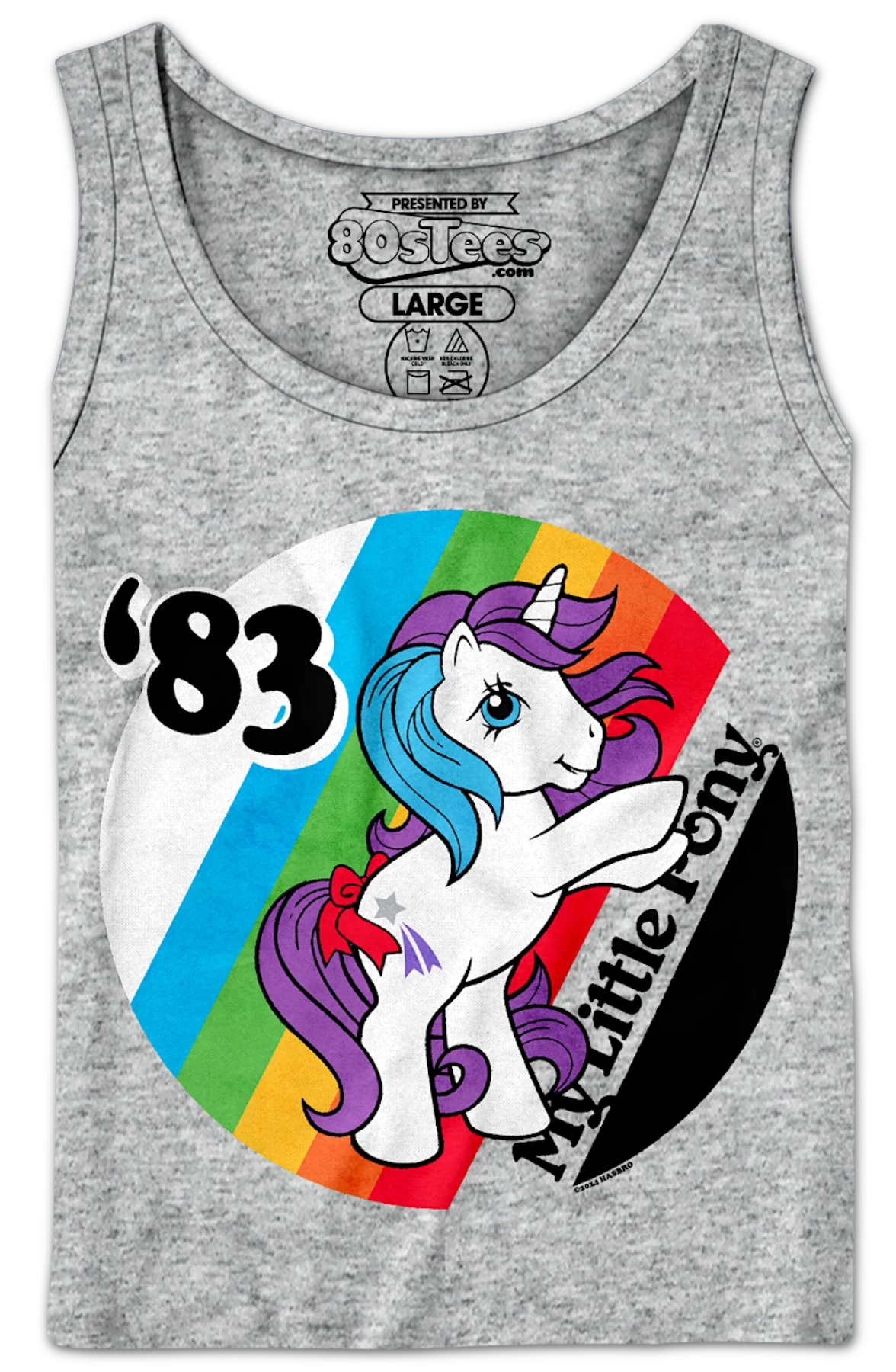 '83 Rainbow My Little Pony Tank Top - Image 2