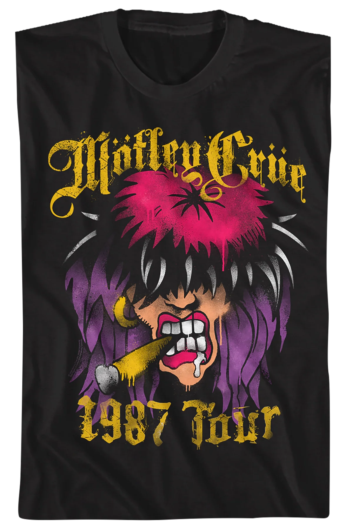 '87 Tour Motley Crue T-Shirt - Image 2