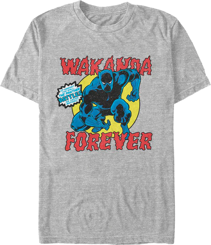 A Life On The Line Black Panther T-Shirt