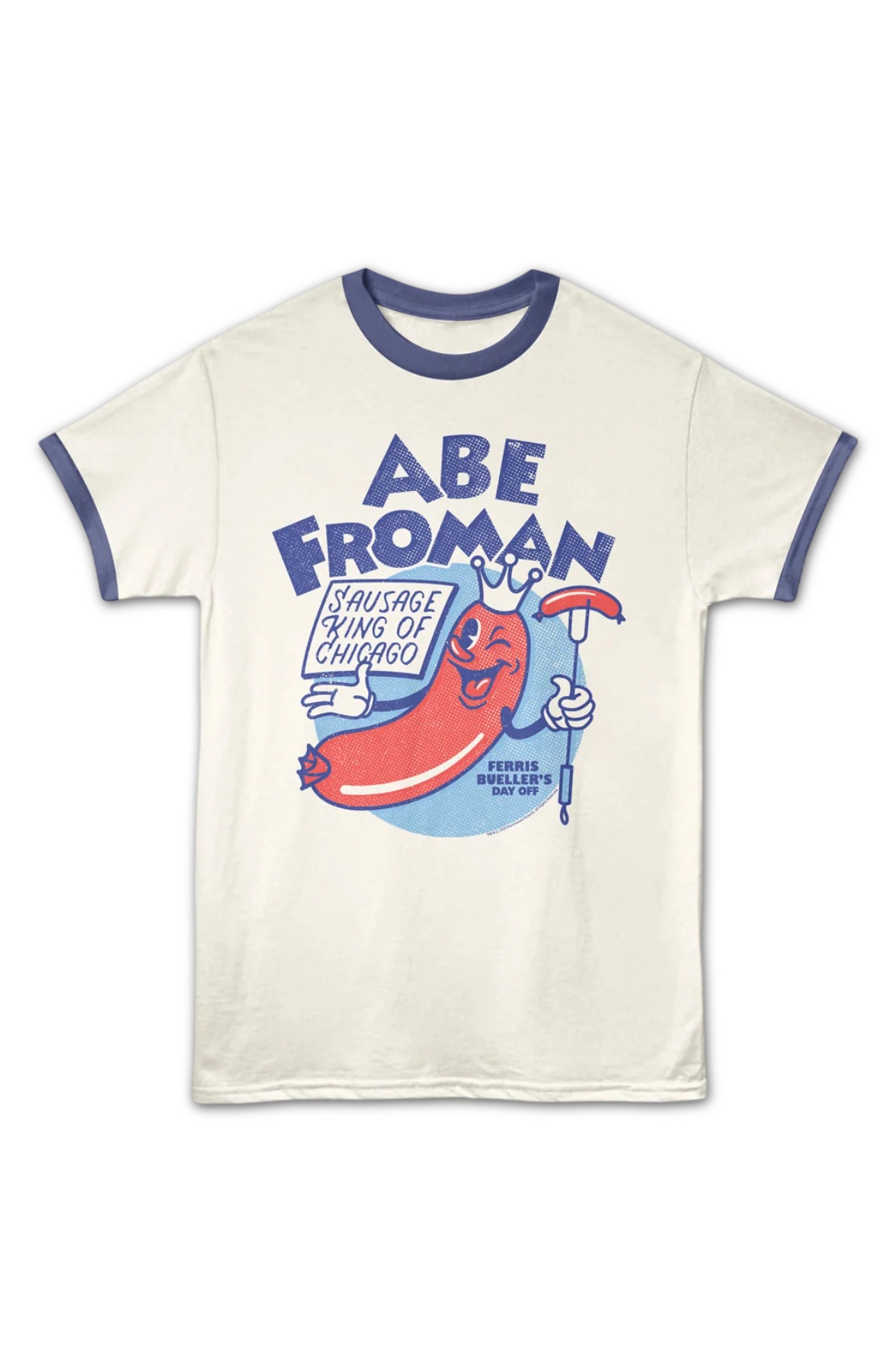 Abe Froman Sausage King Ferris Bueller's Day Off Ringer Shirt - Image 2