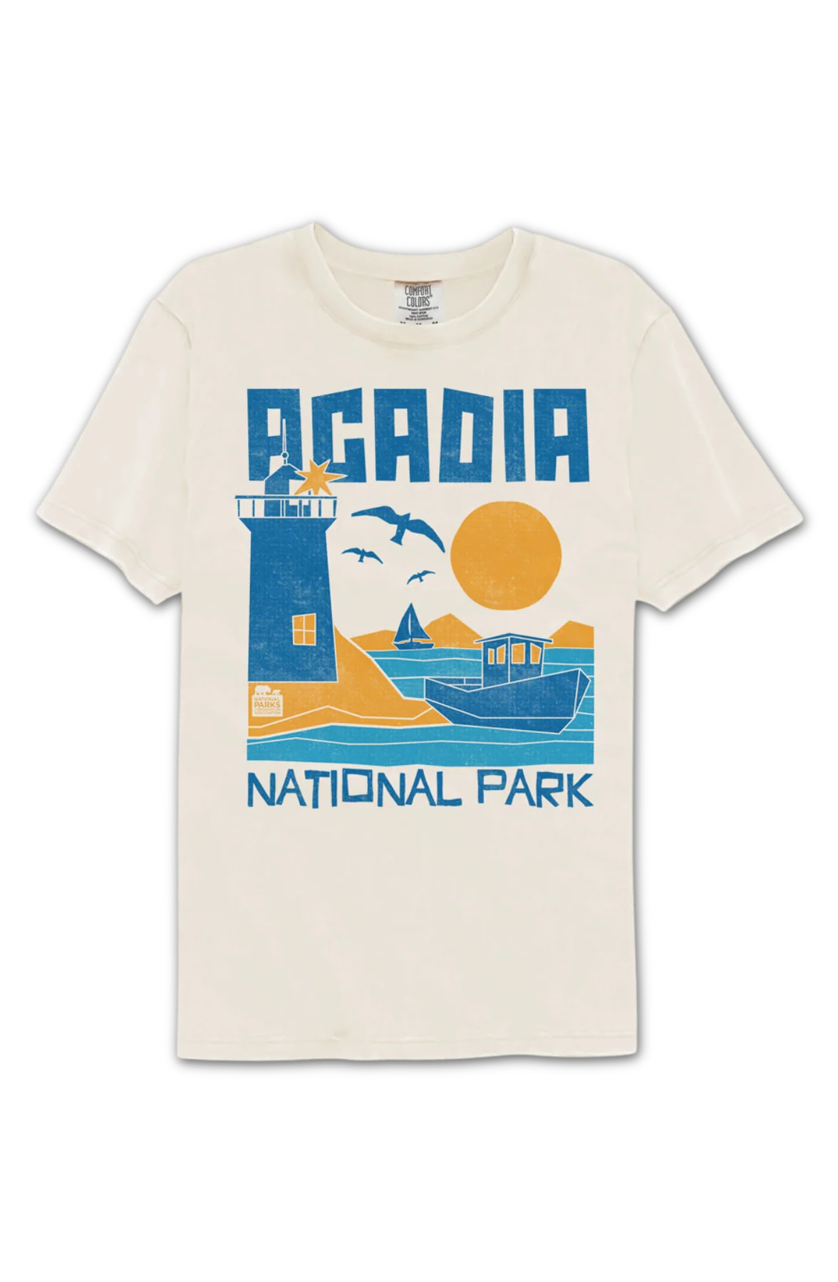 Acadia Abbreviated NPCA Comfort Colors Brand T-Shirt - Image 2