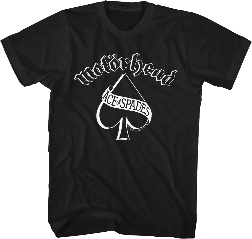 Ace Of Spades Banner Motorhead T-Shirt