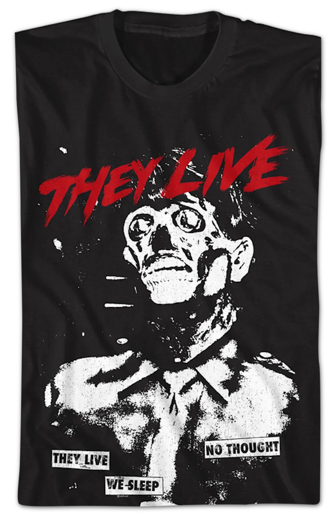 Achromatic No Thought They Live T-Shirt - Image 2