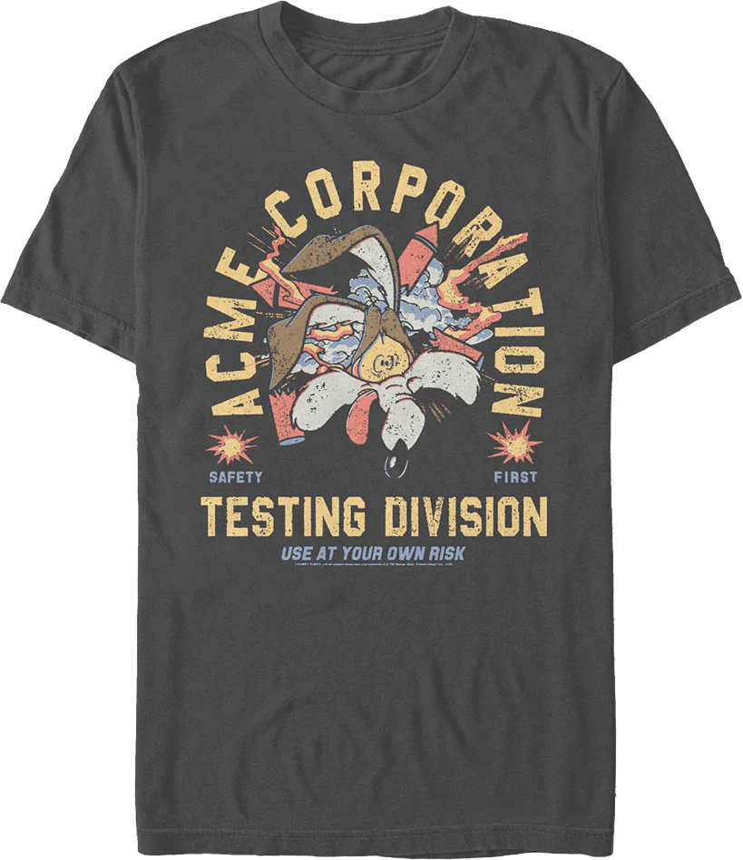 Acme Corporation Testing Division Looney Tunes T-Shirt