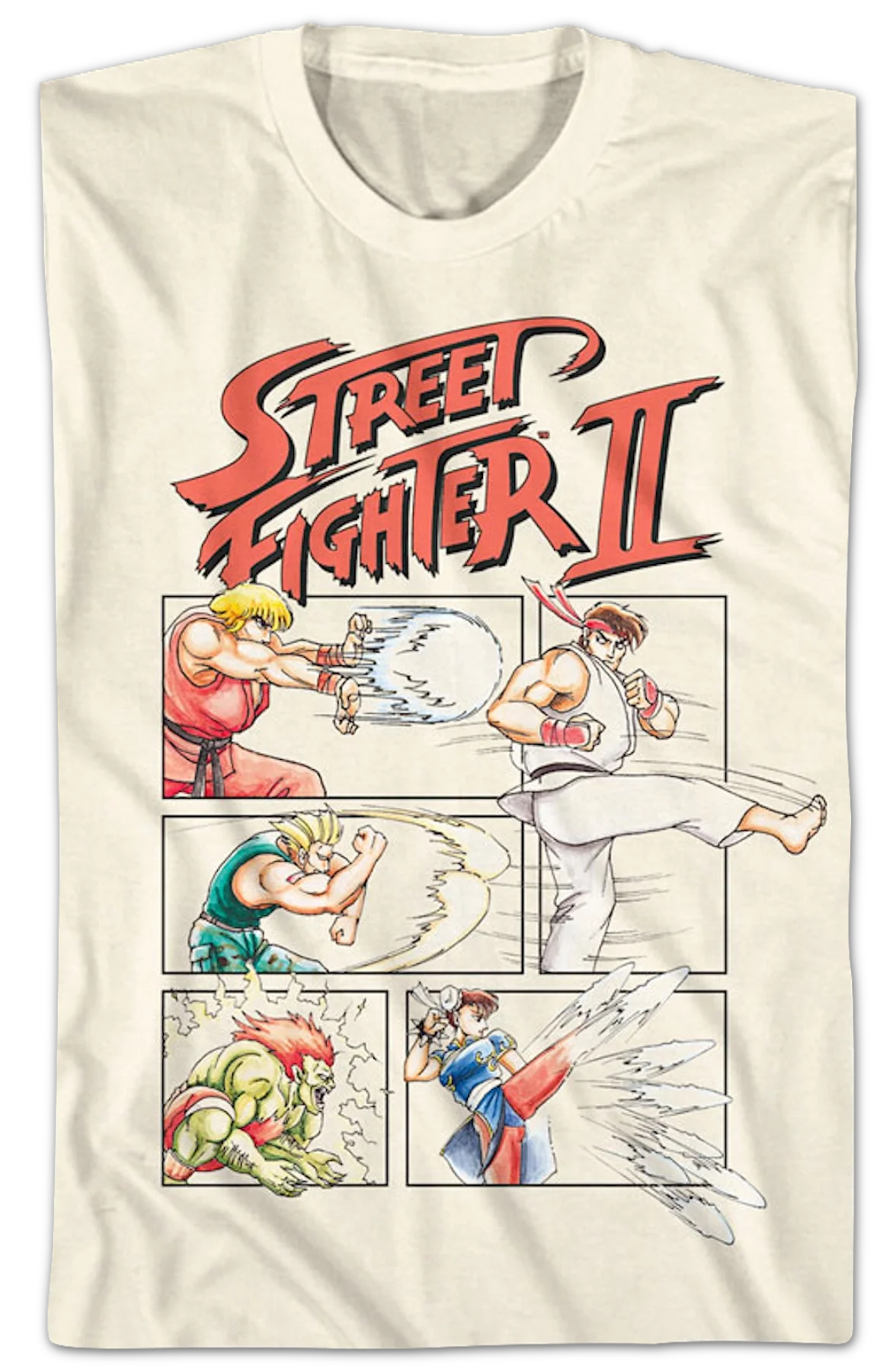 Action Panels Street Fighter II T-Shirt - Image 2