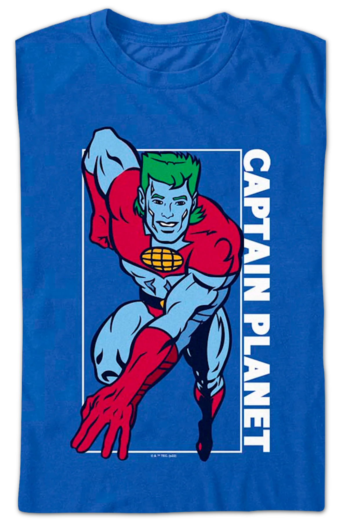 Action Pose Captain Planet T-Shirt - Image 2