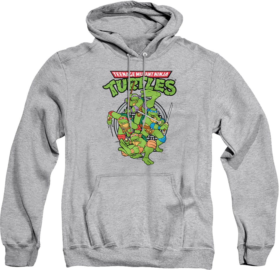 Action Poses Teenage Mutant Ninja Turtles Hoodie - Image 2