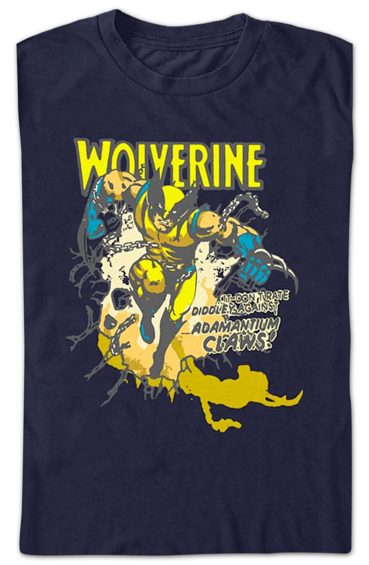Adamantium Claws Wolverine Marvel Comics T-Shirt - Image 2