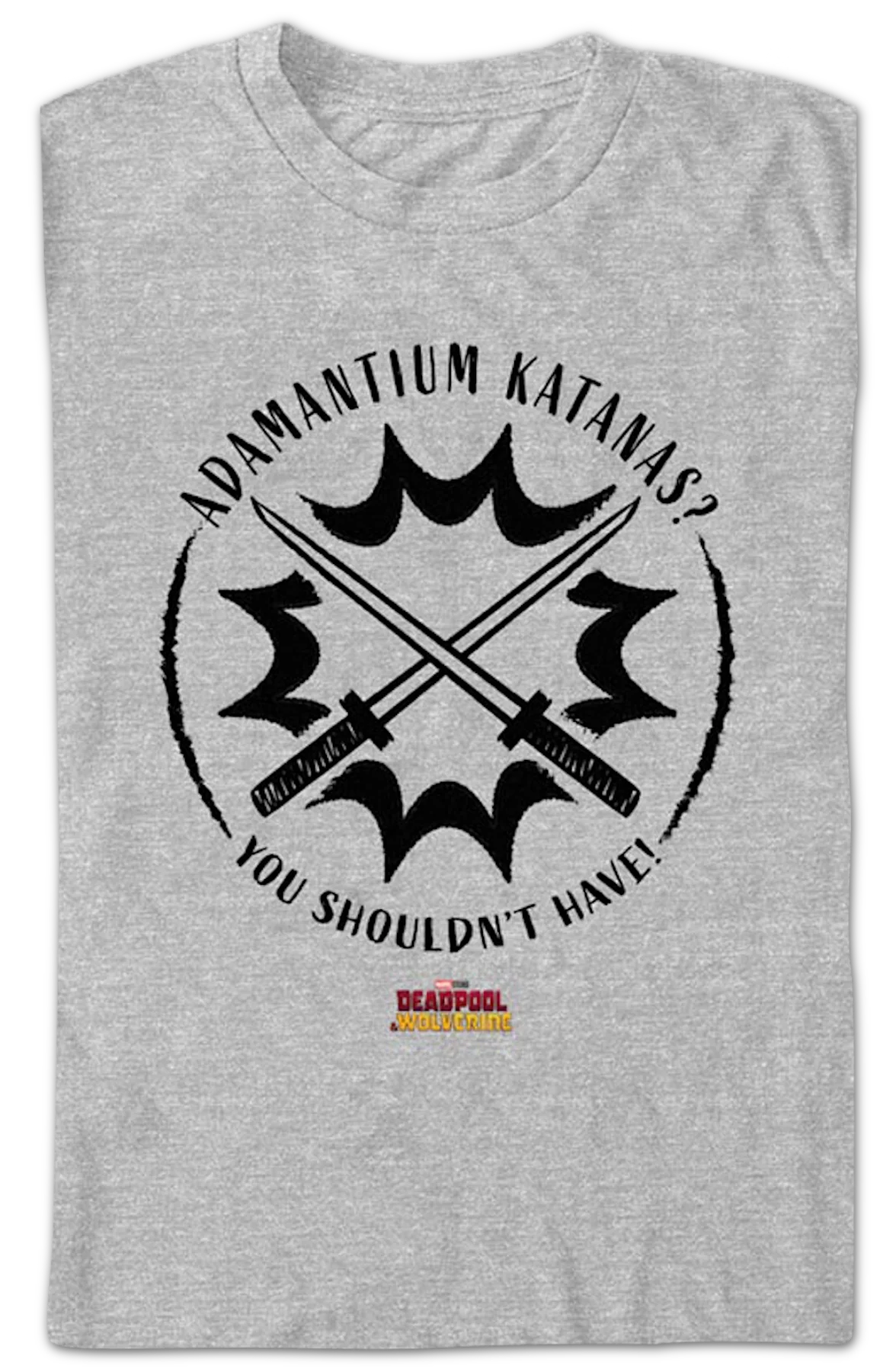 Adamantium Katanas Deadpool & Wolverine Marvel Comics T-Shirt - Image 2