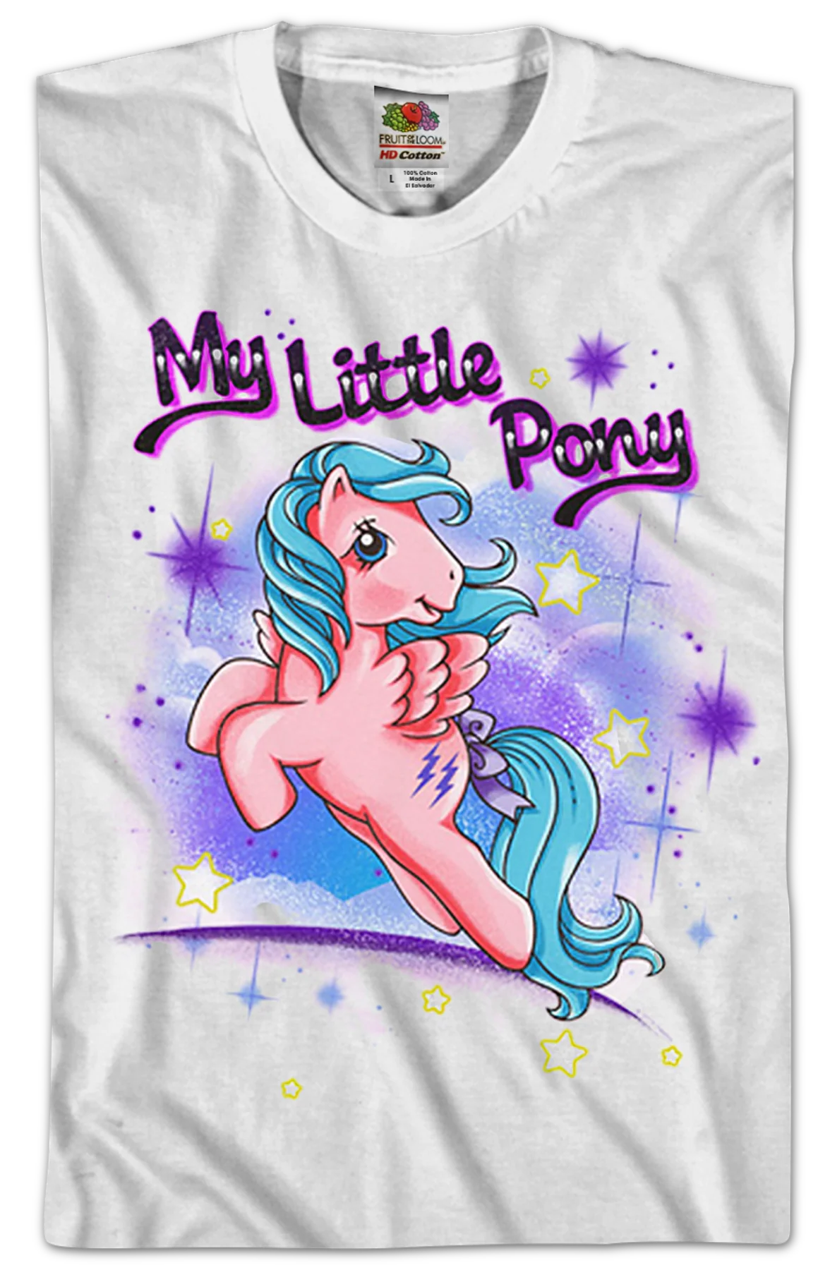 Airbrush Firefly My Little Pony T-Shirt - Image 2