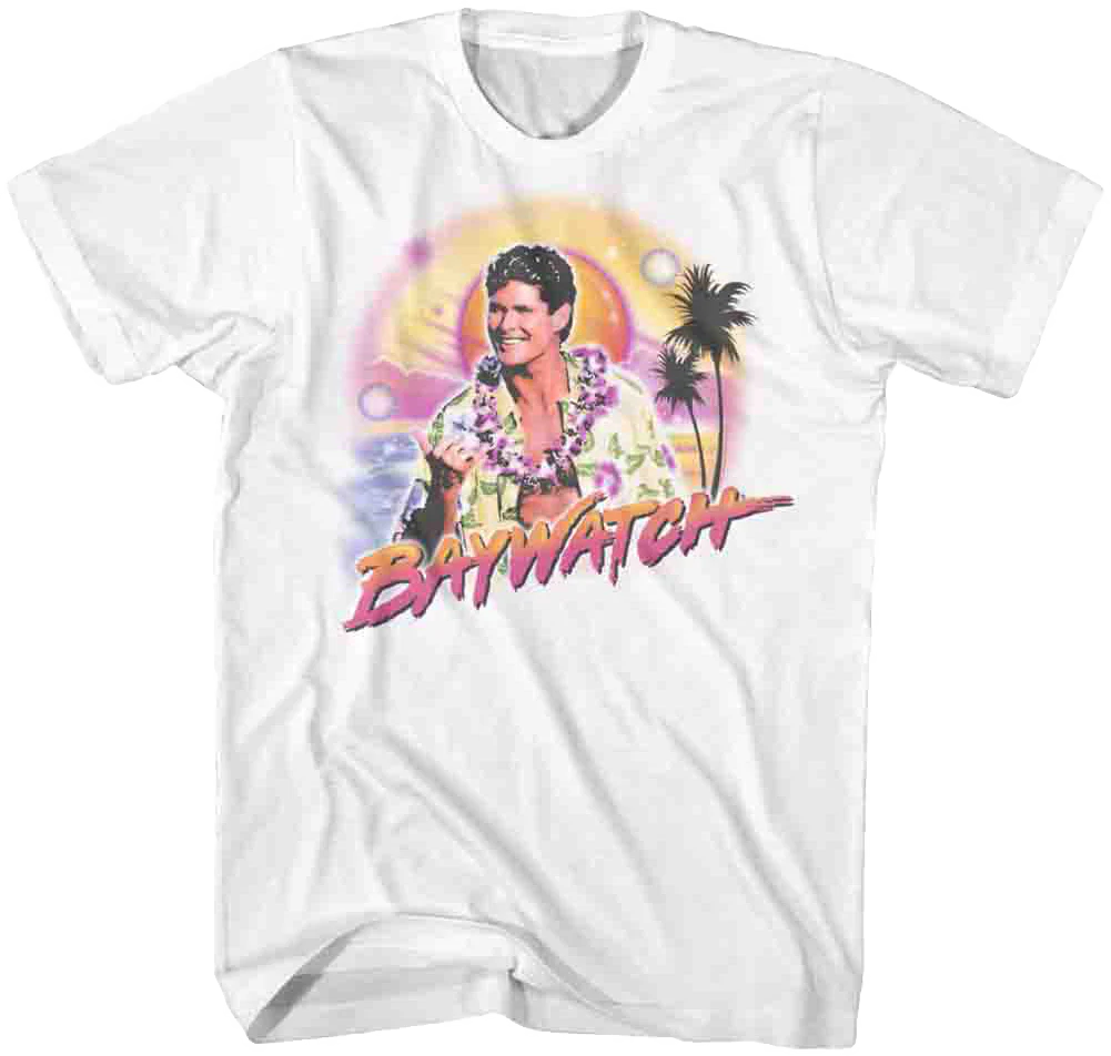 Airbrush Mitch Baywatch T-Shirt