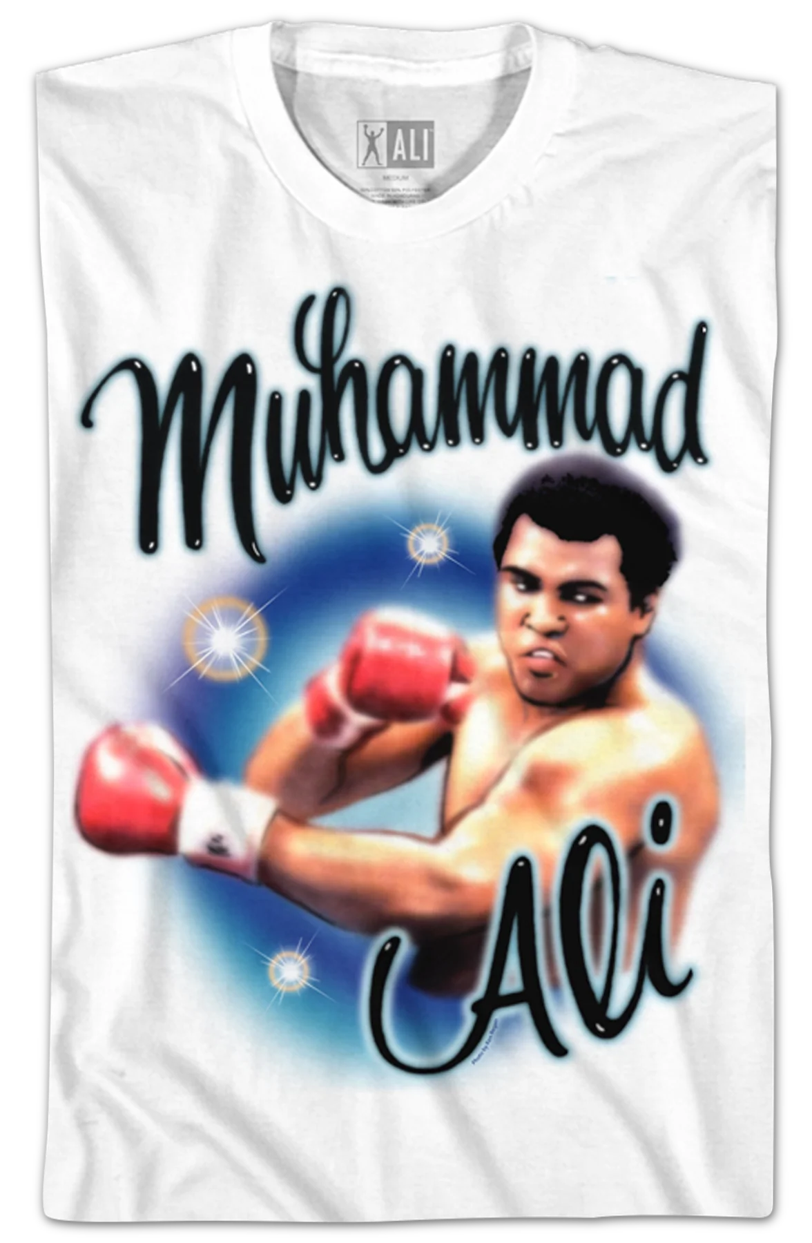 Airbrush Muhammad Ali T-Shirt - Image 2